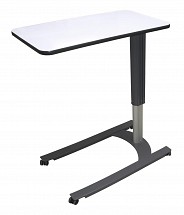 Amico Overbed Table, Whiteboard, U-Base, (2) Locking Casters