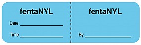 Fentanyl, I.V. Line Identification Label, 3