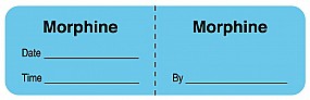 Morphine, I.V. Line Identification Label, 3