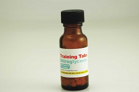 Nitroglycerin 0.4mg, Training Tablets, 100/bottle, 1/each