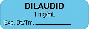 Anesthesia Label, Dilaudid 1 mg/mL, 1-1/2