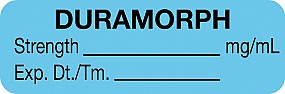 Anesthesia Label, Duramorph mg/mL, 1-1/2