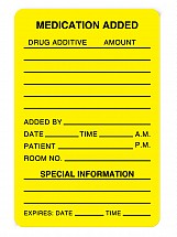 IV Medication Added  Label, 2