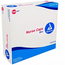 Bouffant Caps, Blue, 21