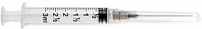 McKesson Safety Syringe, 3ml, 22g x 1 1/2