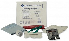 Dressing Change Tray, Sterile, 1/each