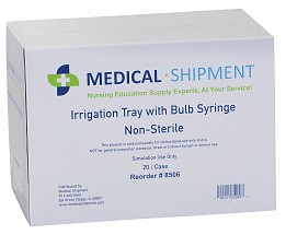 Irrigation Tray, 60cc Bulb Syringe, 20/case