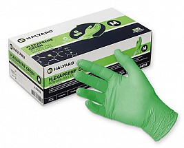 Flexaprene Green Exam Gloves, Medium, 2000/case