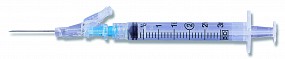 BD SafetyGlide 10mL Syringe, 22g x 1-1/2