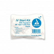 IV Start Kit w/Transparent Dressing, w/o Gloves 1/each