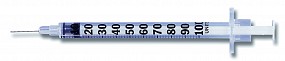 BD Insulin Syringe PA, 28g x .5