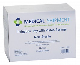 Irrigation Tray, 60cc Piston Syringe, 20/case