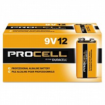 Duracell Alkaline Batteries, 9V, 12/box