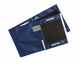 Adcuff Sphyg Cuff Only, Navy, Adult (23-40cm), Latex Free, 1/each