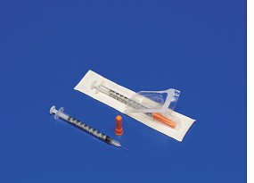 Covidien Monoject Insulin Syringe, 1ml, 30g x 5/15