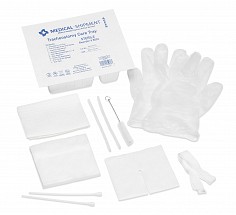 Trach Kit w/Gloves, Sterile, 1/each