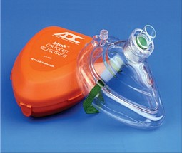 Adsafe CPR Pocket Resuscitator, Mask Only, 1/each