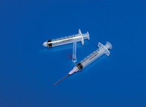 Syringe Only, 6mL, Luer Lock Tip, 0.2cc Graduations, 50/bx