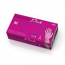 Pink, Vinyl Exam Glove, Stretch, Powder-Free, Latex-Free, Large,  1000/case