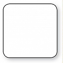 Dymo Compatible Printer Label, White,  1