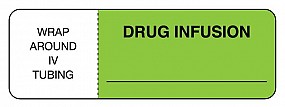 Drug Infusion Flag Label, Size: 3