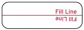 Dose Indicating Label, 1-1/2