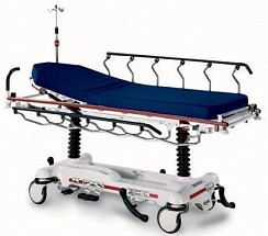 Stryker 721 Stretcher Fully Hydraulic Stretcher, Assisted Back Rest, 1-Year Warranty & Includes Mattress, 1/each