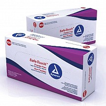 Safe-Touch Powder Free Latex Exam Gloves, X-Large, 1000/case