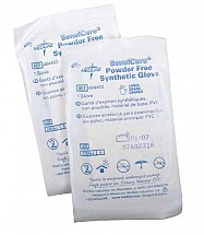 Sensicare PF Stretch Vinyl Sterile Exam Gloves, Small, Pairs, 50/box