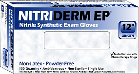 NitriDerm EP Powder - Free Nitrile, Small, 100/box