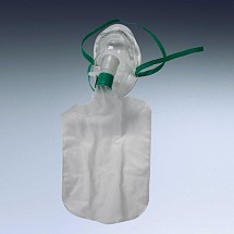 Oxygen Mask Elong, Pediatric, Hi Concentrate,  Non Rebreather, 7ft, 1/each