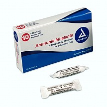 Ammonia Inhalant Ampules,  0.33cc 10/box