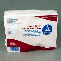 Closed Circuit Foley Catheter Tray 14Fr, 1/each