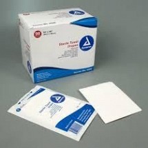 Disposable Towel Drapes Sterile, Fenestrated, 18