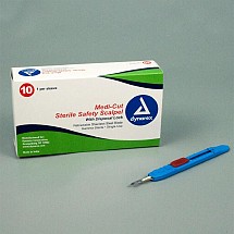 Disposable Scalpel with Safety Lock, 10, 10/box