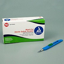 Disposable Scalpel with Safety Lock, 11, 10/box