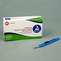 Disposable Scalpel with Safety Lock, 15, 10/box