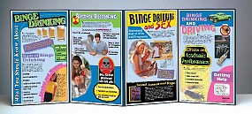 Binge Drinking Folding Display, Award Winner, 1/each