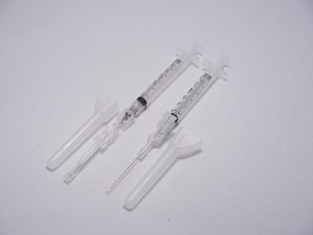BD SafetyGlide 3mL Syringe, 22g x 1-1/2