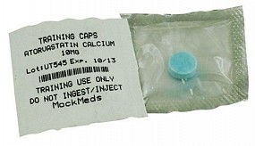 Atorvastatin Calcium 10mg, Unit Dose Training Tablets, 50/pack