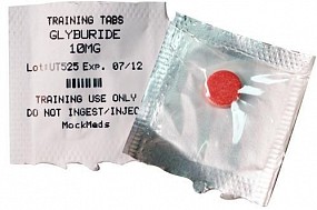 Glyburide 10mg, Training Unit Dose Tablets, 50/pack