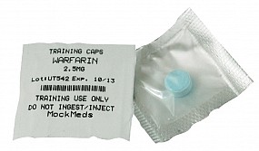 Warfarin 2.5mg, Unit Dose Training Tablets, 50/pack