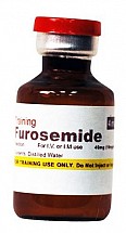 Furosemide 40mg/4mL, Training Vials, 25/pack