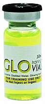 GLO Vial, Liquid 10mL, Training Vial, 25/pack