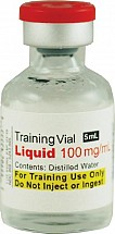 Liquid 5 mL, Training Vial, 25/pack