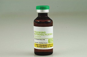 Nitroglycerin 50mg/10mL, Training Vials, 25/pack
