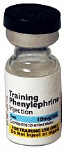 Phenylephrine 10mg/mL, Training Vials, 25/pack