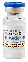 Powder-C, Training Vials, 25/pack