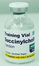 Succinylcholine 20mg/mL, Training Vials, 16/pack