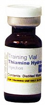 Thiamine HCl 100 mg/mL, Training Vials, 25/pack
